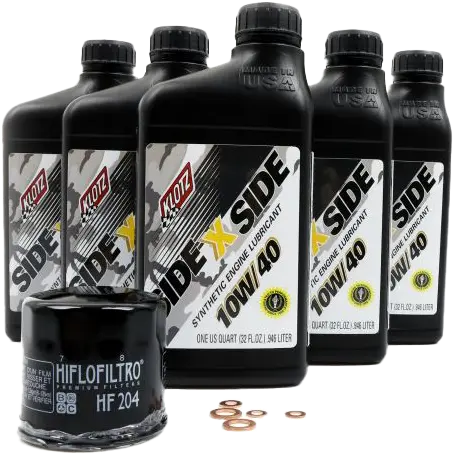 Klotz Side X Side Oil Change Kit 10w40 With Oil Filter Yamaha