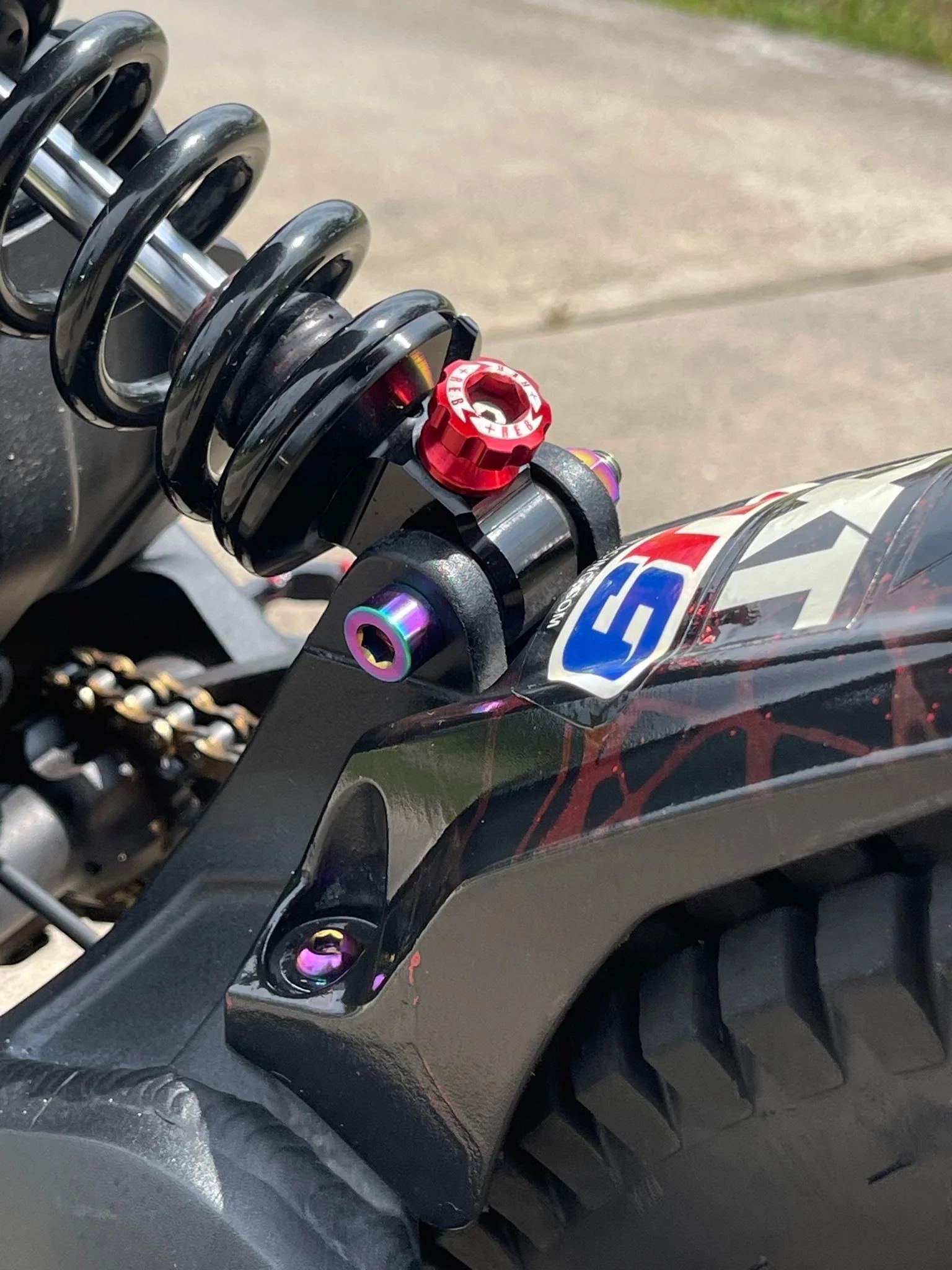 Talaria XXX Complete Titanium Hardware Customization Kit - Image 3