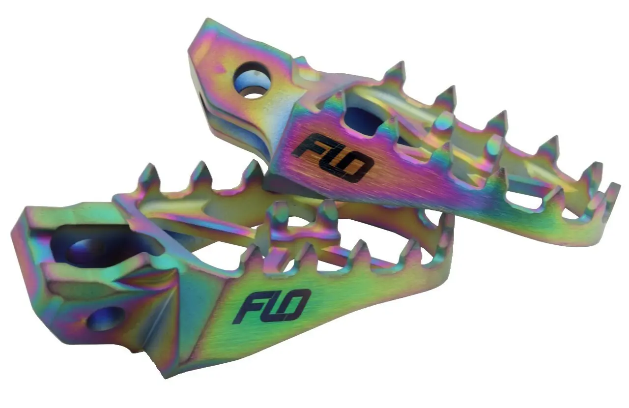 Titanium Foot Pegs Jet Fuel Yam - Image 2