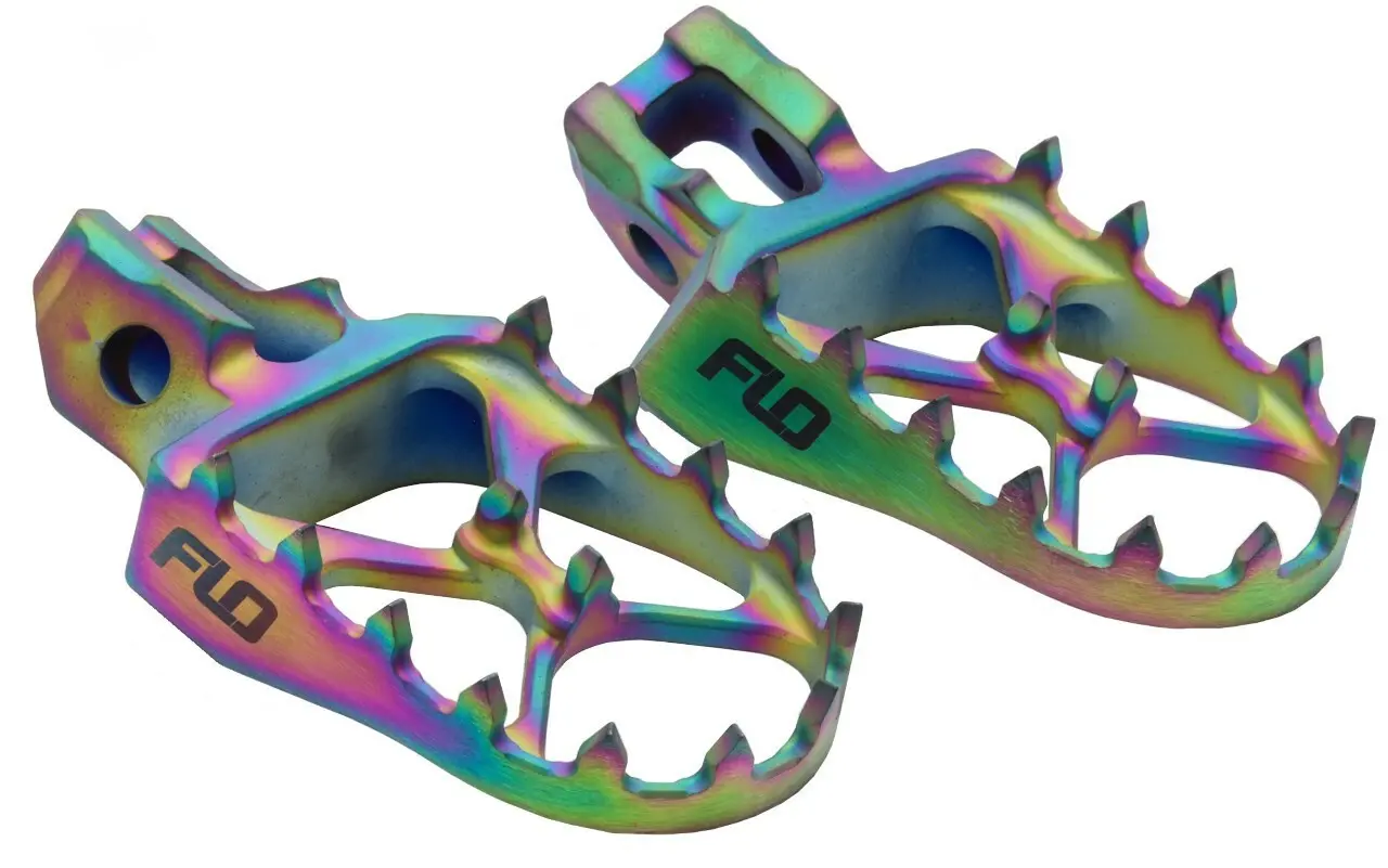 Titanium Foot Pegs Jet Fuel Yam - Image 3